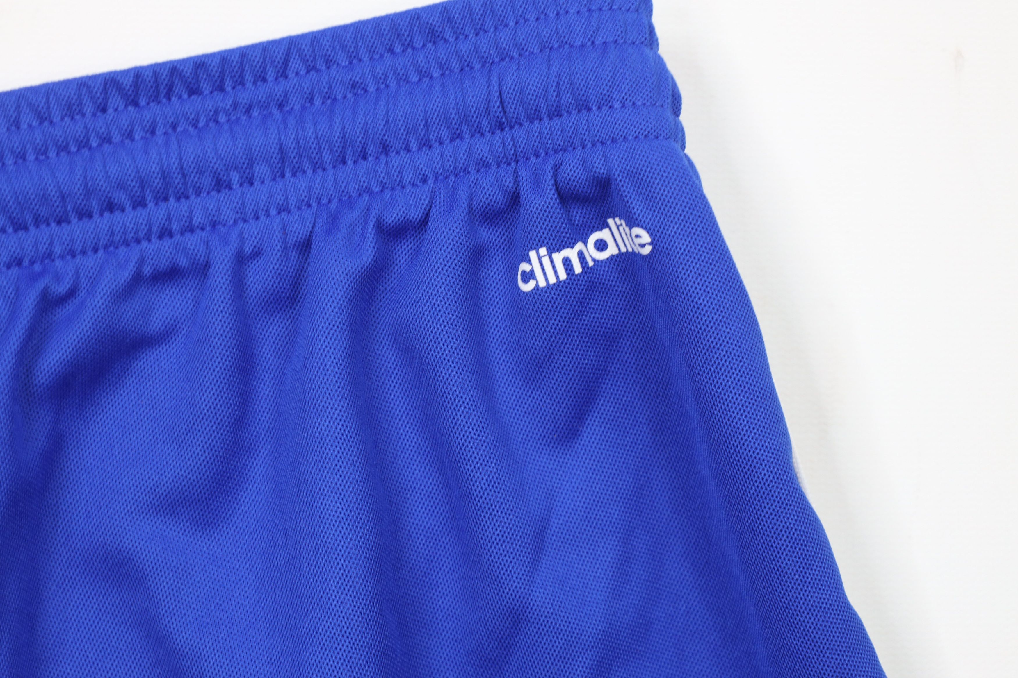 Adidas × Vintage Vintage Adidas Striped Running Jogging Soccer Shorts Blue Size 34" / US 12 / IT 48 - 14 Thumbnail