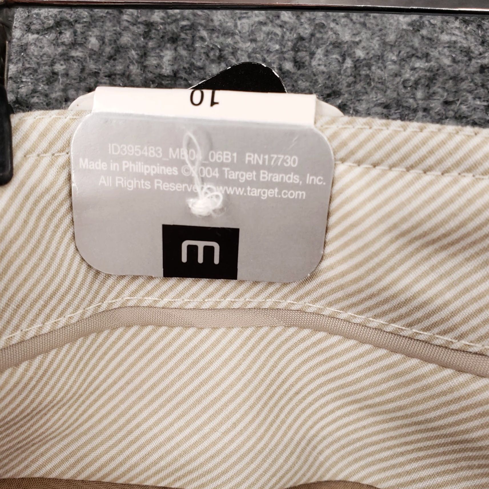 Mossimo Mossimo Pants Womens 10 Beige Crop Low Rise Wide-Leg Modern Fit Glen Plaid NEW Size 32" / US 10 / IT 46 - 4 Thumbnail