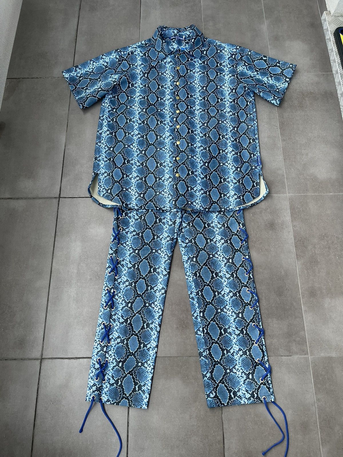 Other !DS! SS23 Nikolaj Storm Angelo Snake Skin Pattern Pants Size US 30 / EU 46 - 10 Thumbnail