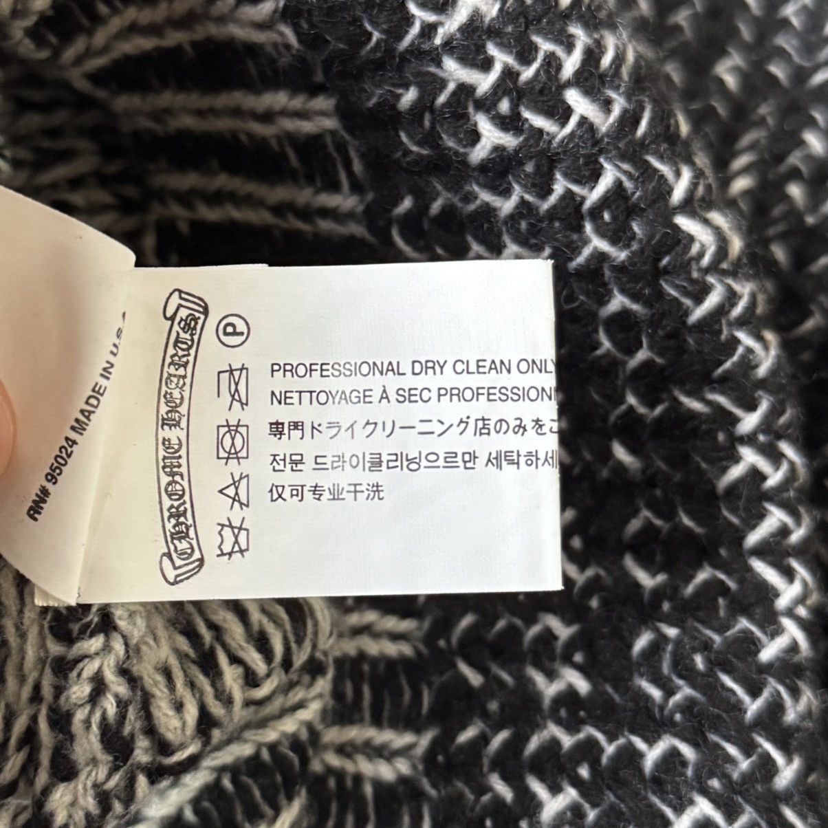Chrome Hearts Chrome Hearts Star Leather Patch Knit Cashmere Sweater Size US M / EU 48-50 / 2 - 5 Thumbnail