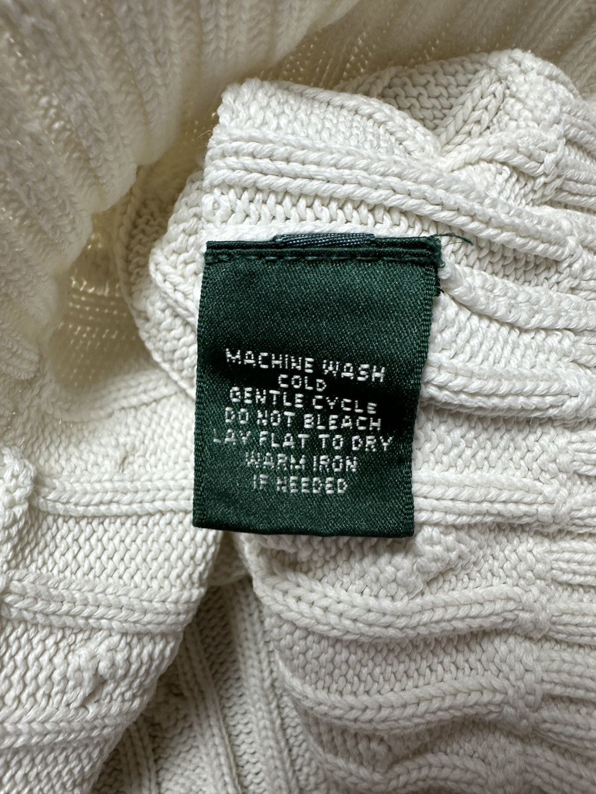 Lauren Ralph Lauren Vintage Lauren Ralph Lauren Green Label Cable Knit Sweater Size US L / EU 52-54 / 3 - 9 Thumbnail