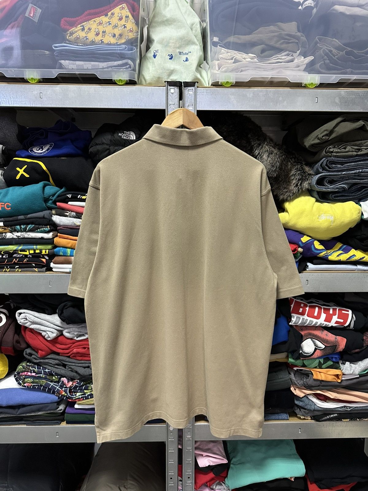Adidas Vintage 1999 Adidas Polo Shirt Golf S/S Button Beige Top Size US XL / EU 56 / 4 - 13 Thumbnail