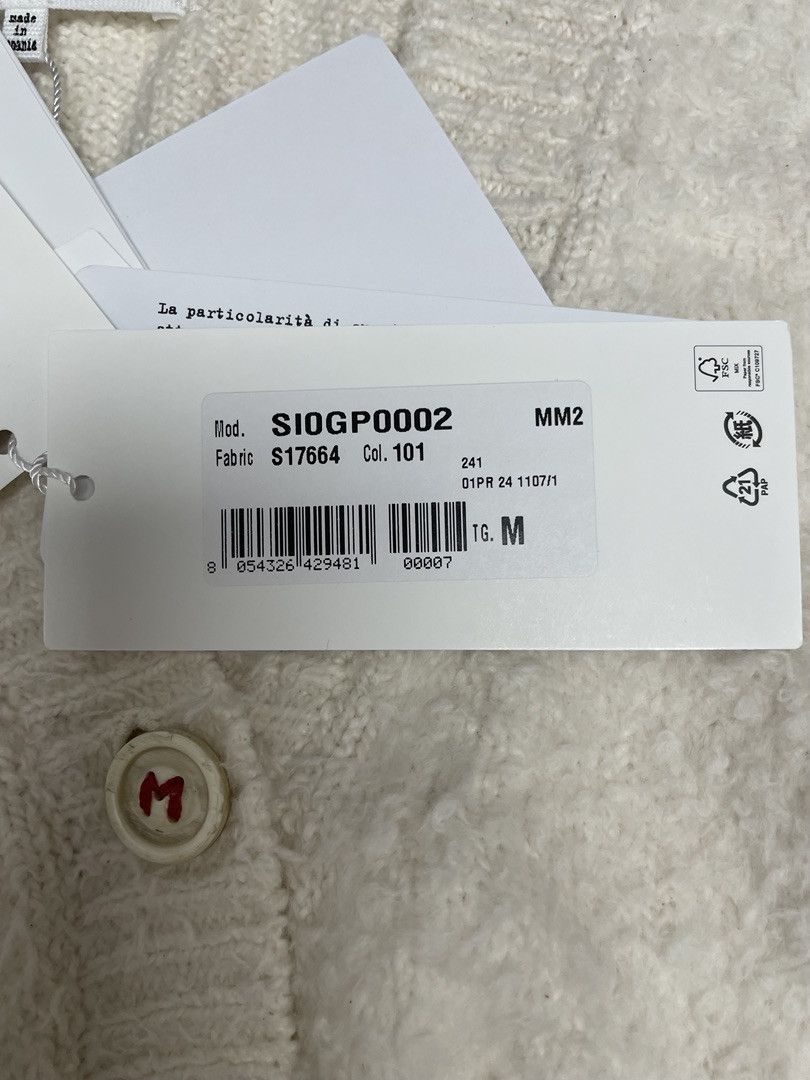Maison Margiela MAISON MARGIELA Womens Oversized Piled Cardigan Size M / US 6-8 / IT 42-44 - 4 Thumbnail