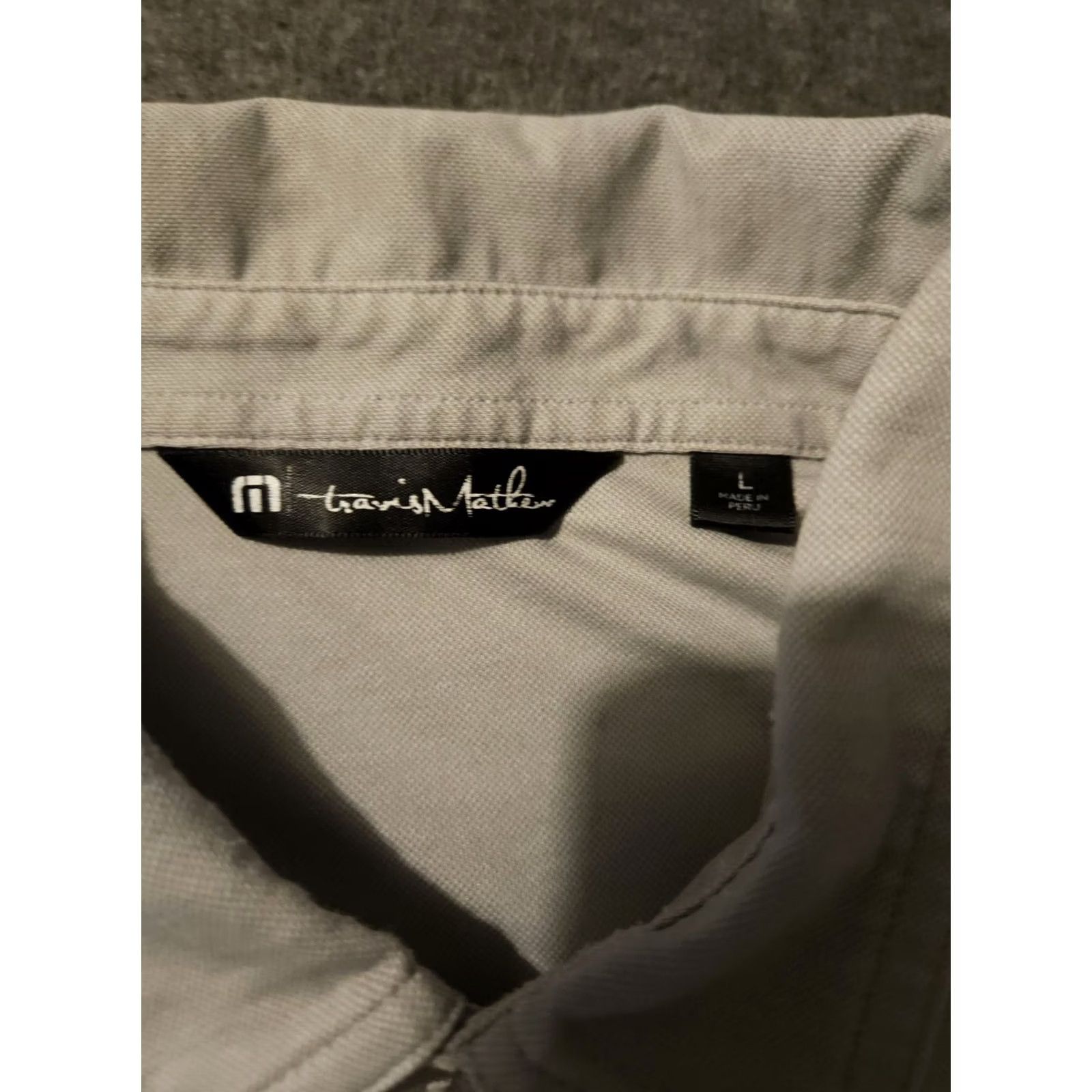 TravisMathew Travis Mathew Polo Shirt Men L Short Sleeve Gray Casual Golf Active Shirt Size US L / EU 52-54 / 3 - 2 Thumbnail