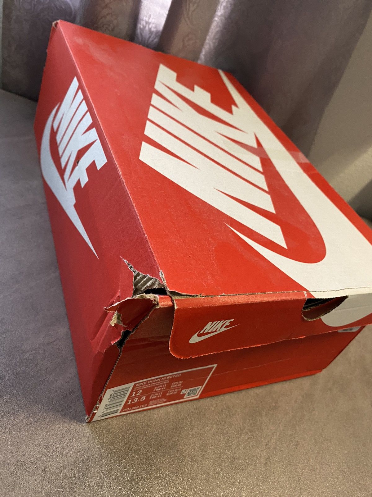Jordan Brand × Nike Nike Dunk High Panda 2021 Size US 12 / EU 45 - 10 Thumbnail