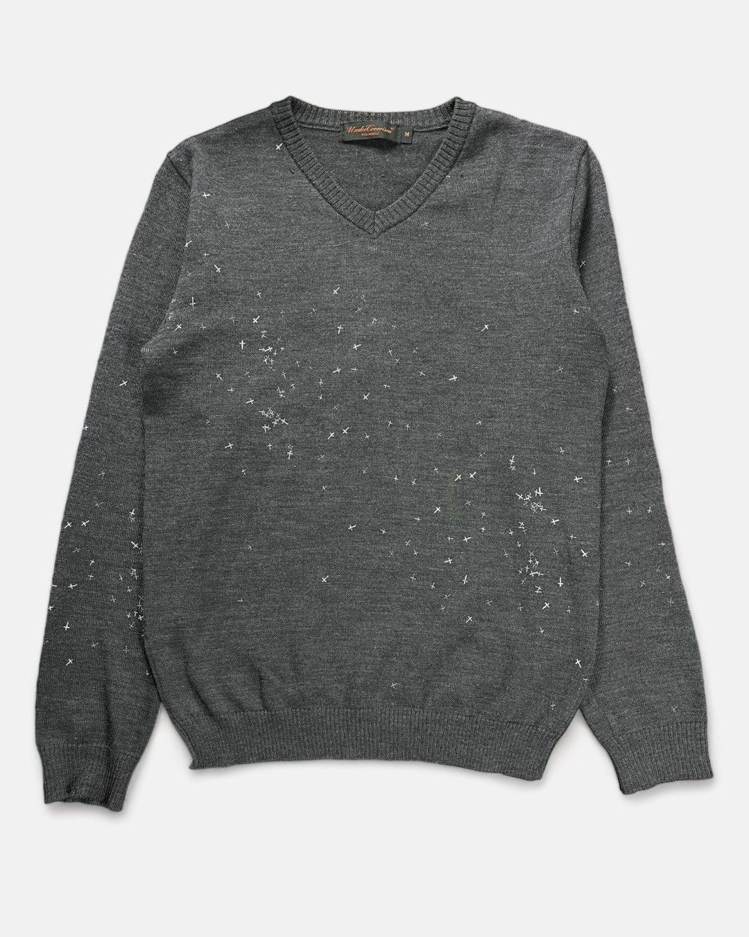 Jun Takahashi Undercover - AW02 Cross Pattern Knit Size US M / EU 48-50 / 2 - 1 Thumbnail
