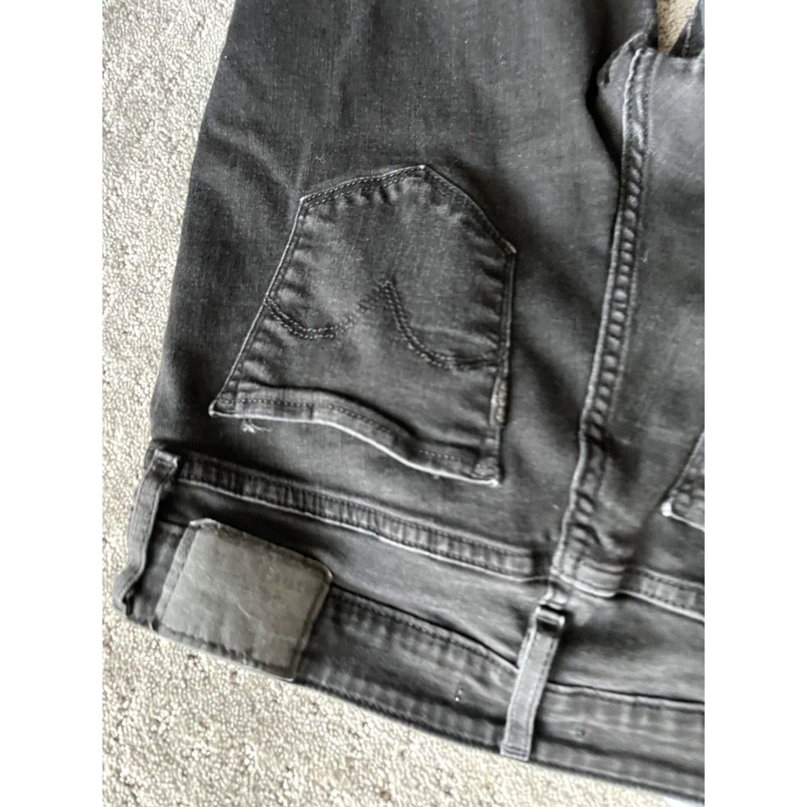 Levi's Levi's 711 Skinny Jeans Womens Size 28 Black Cotton Blend Designer 28x28 Size 28" / US 6 / IT 42 - 5 Thumbnail