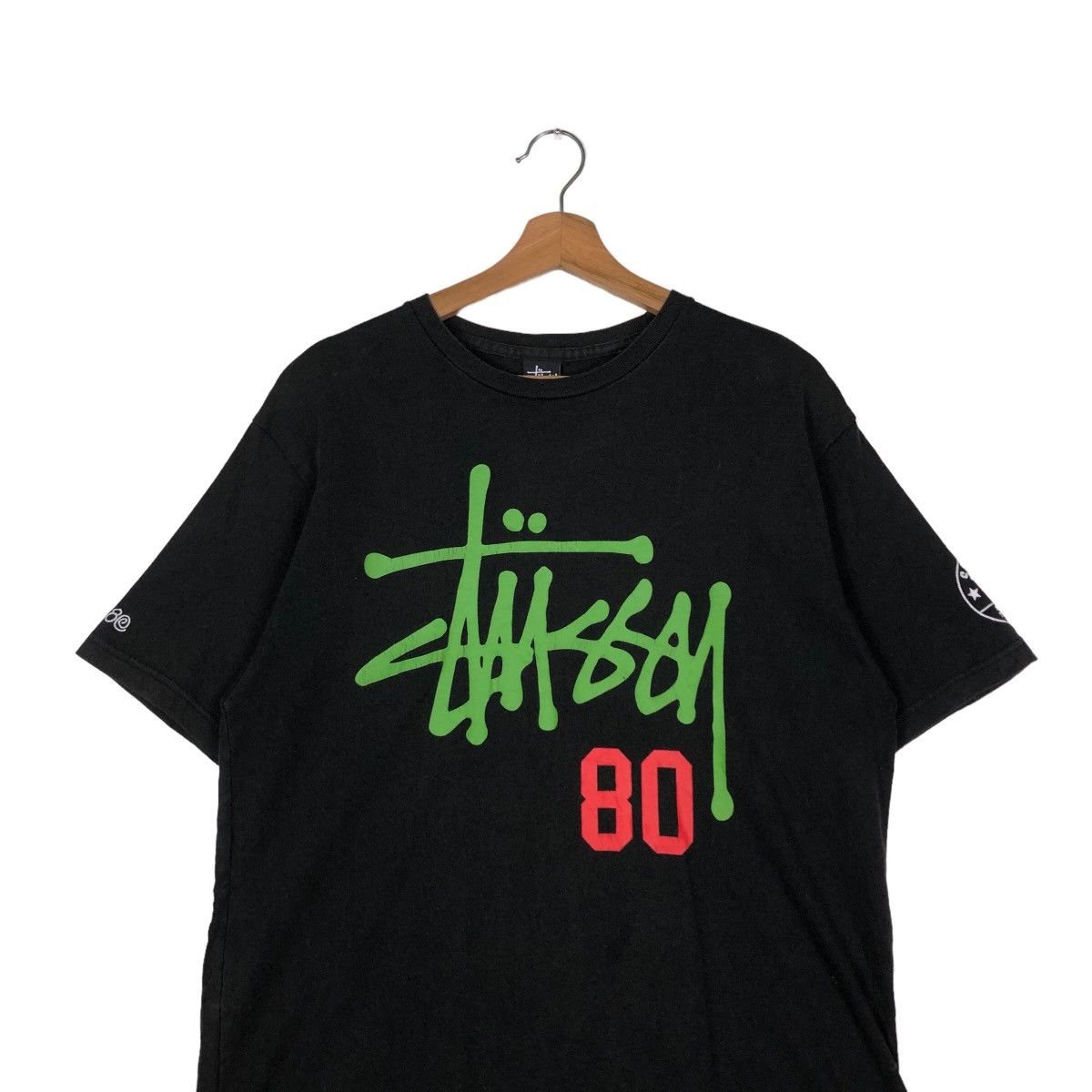 Stussy 🔥Stussy 80 Local Color IKBKB T-Shirt Big Logo Spell Out Size US L / EU 52-54 / 3 - 3 Thumbnail