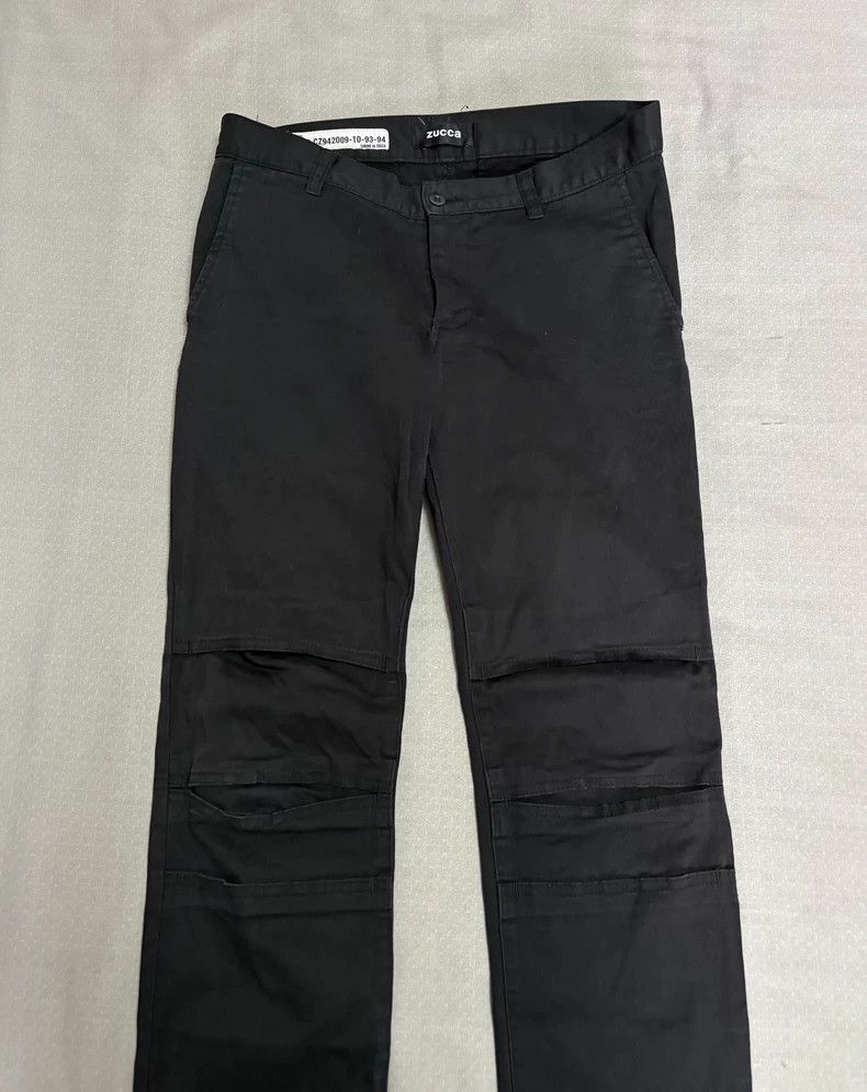 Yohji Yamamoto Vintage Zucca Black Wrinkle Pants for Women-2506 Size 30" / US 8 / IT 44 - 3 Thumbnail