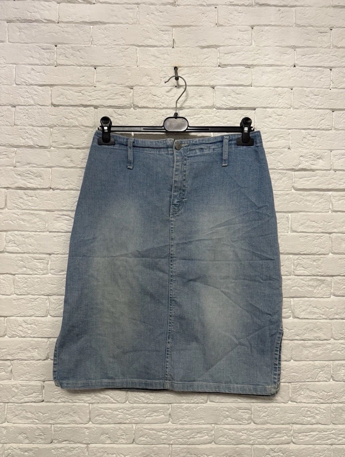 Miss Sixty Vintage Miss Sixty Denim Midi Skirt Y2K Sz 33/32 L Size 32" / US 10 / IT 46 - 1 Thumbnail