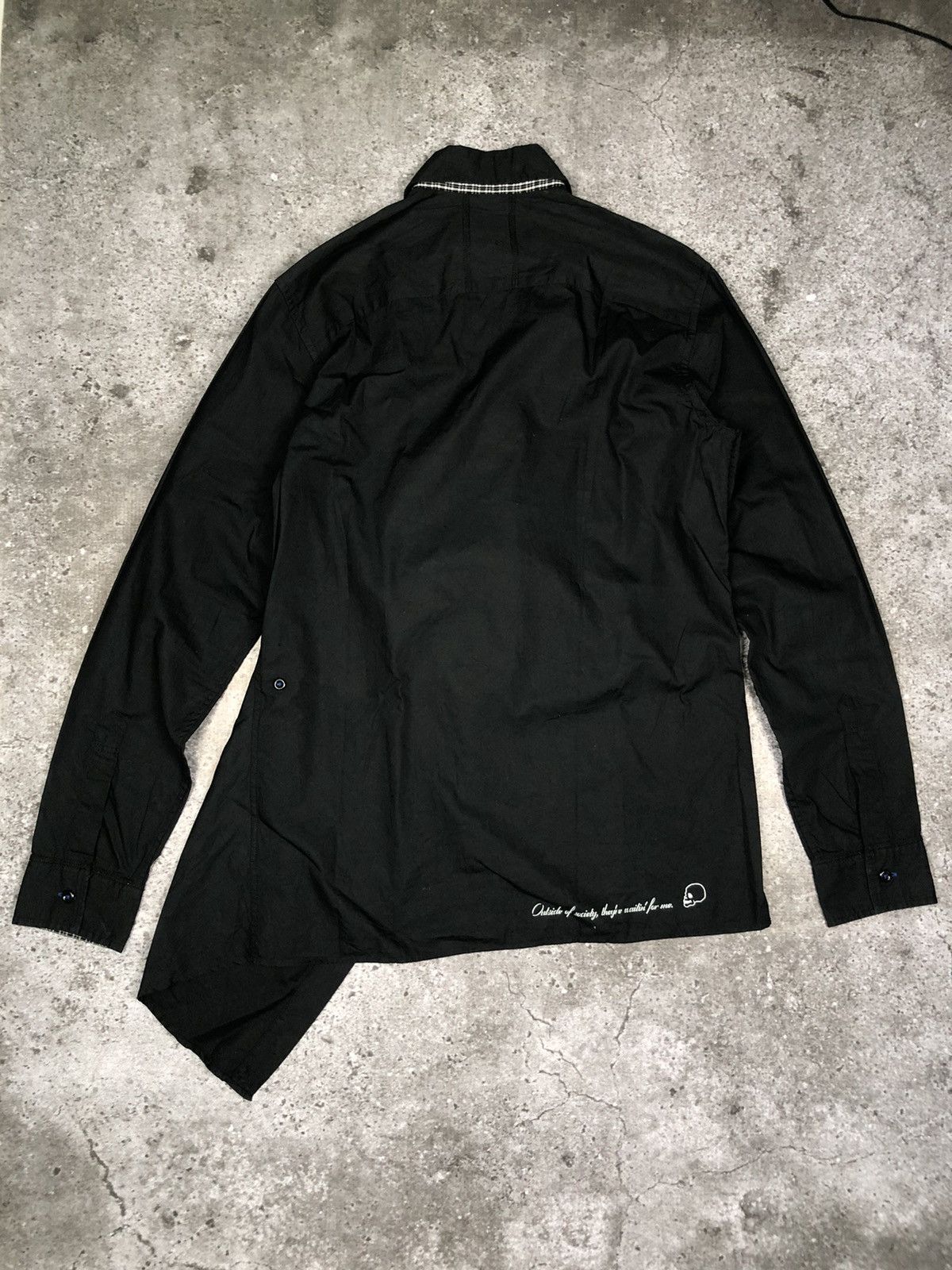 PPFM Asymmetric Black Shirt