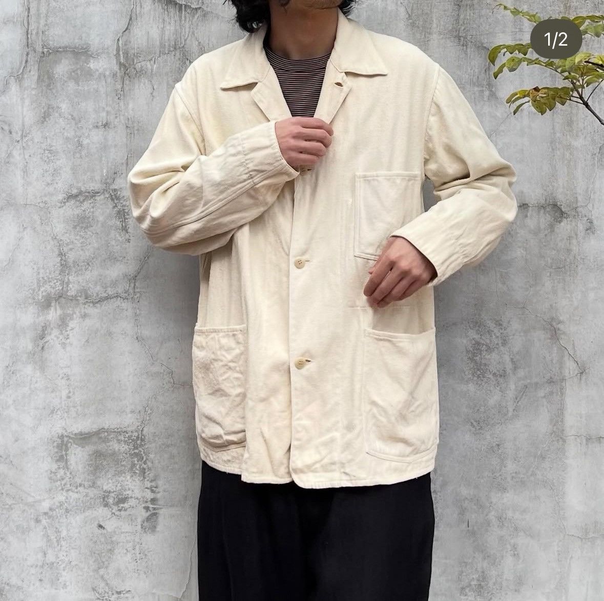 Comoli Silk Nep 1938 Jacket Size US L / EU 52-54 / 3 - 2 Thumbnail