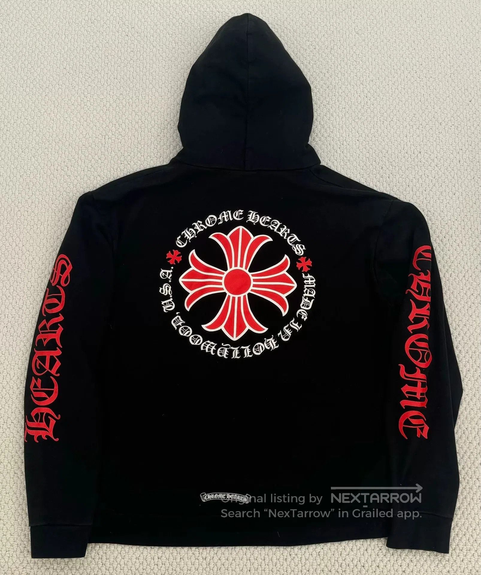 Chrome Hearts chrome hearts red circle graphic zip hoodie. Size US L / EU 52-54 / 3 - 2 Thumbnail