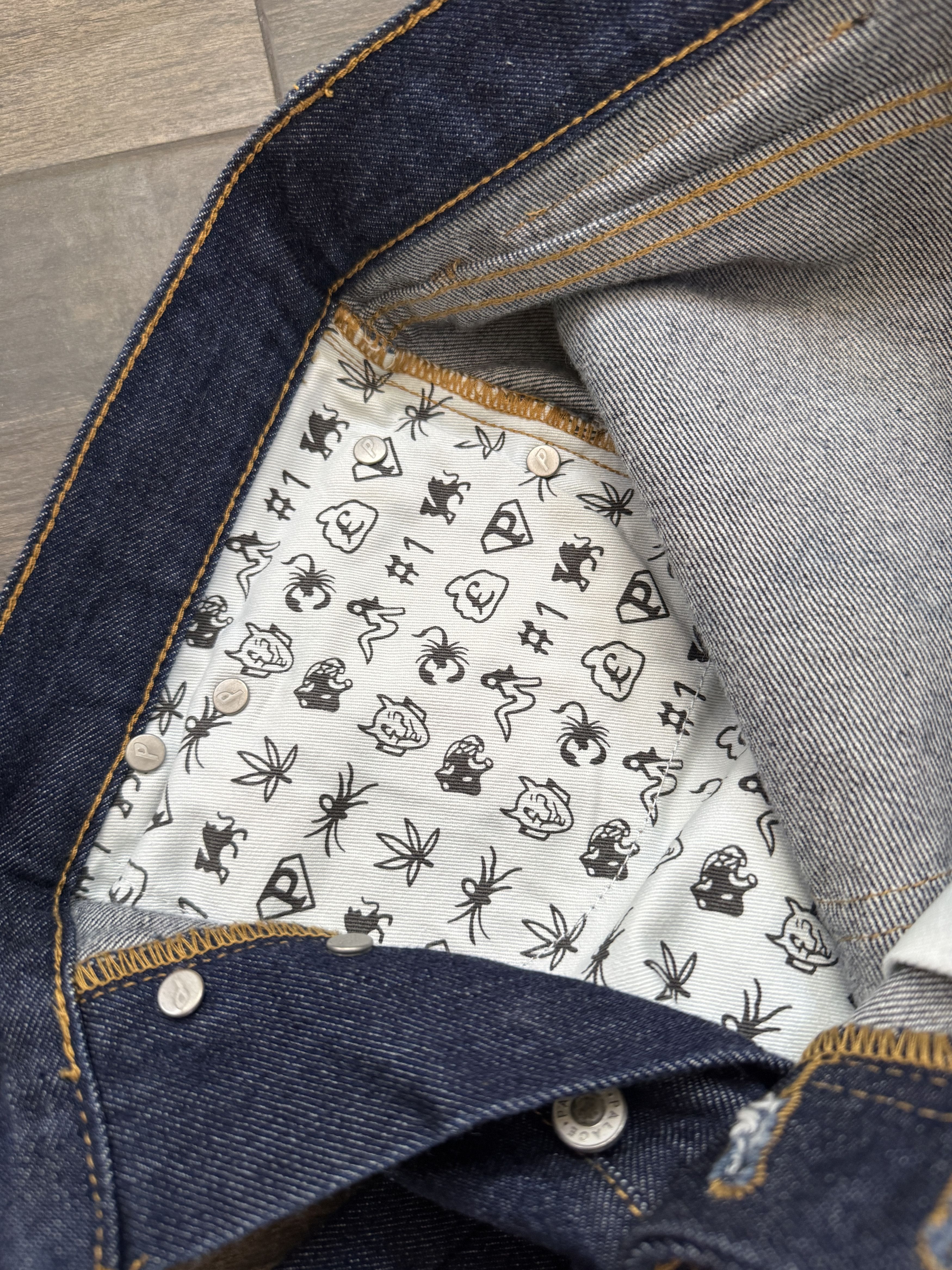 Palace Palace Straight Denim Dark Indigo Blue Size US 30 / EU 46 - 6 Thumbnail