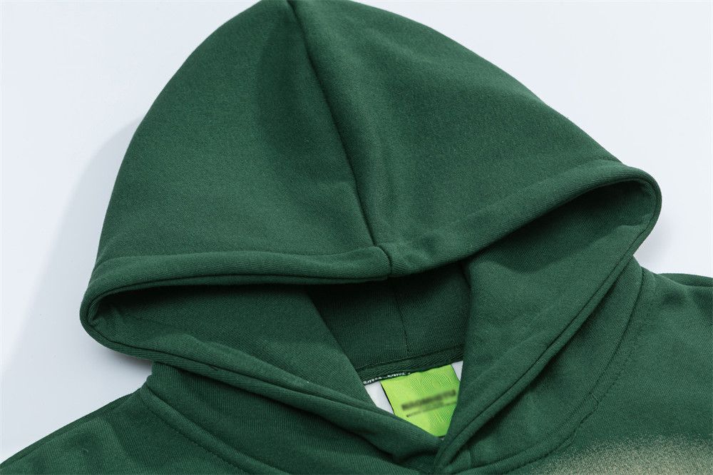 Japanese Brand × Vintage Men's casual loose fuzzy letter hooded sweatshirt Size US M / EU 48-50 / 2 - 3 Thumbnail