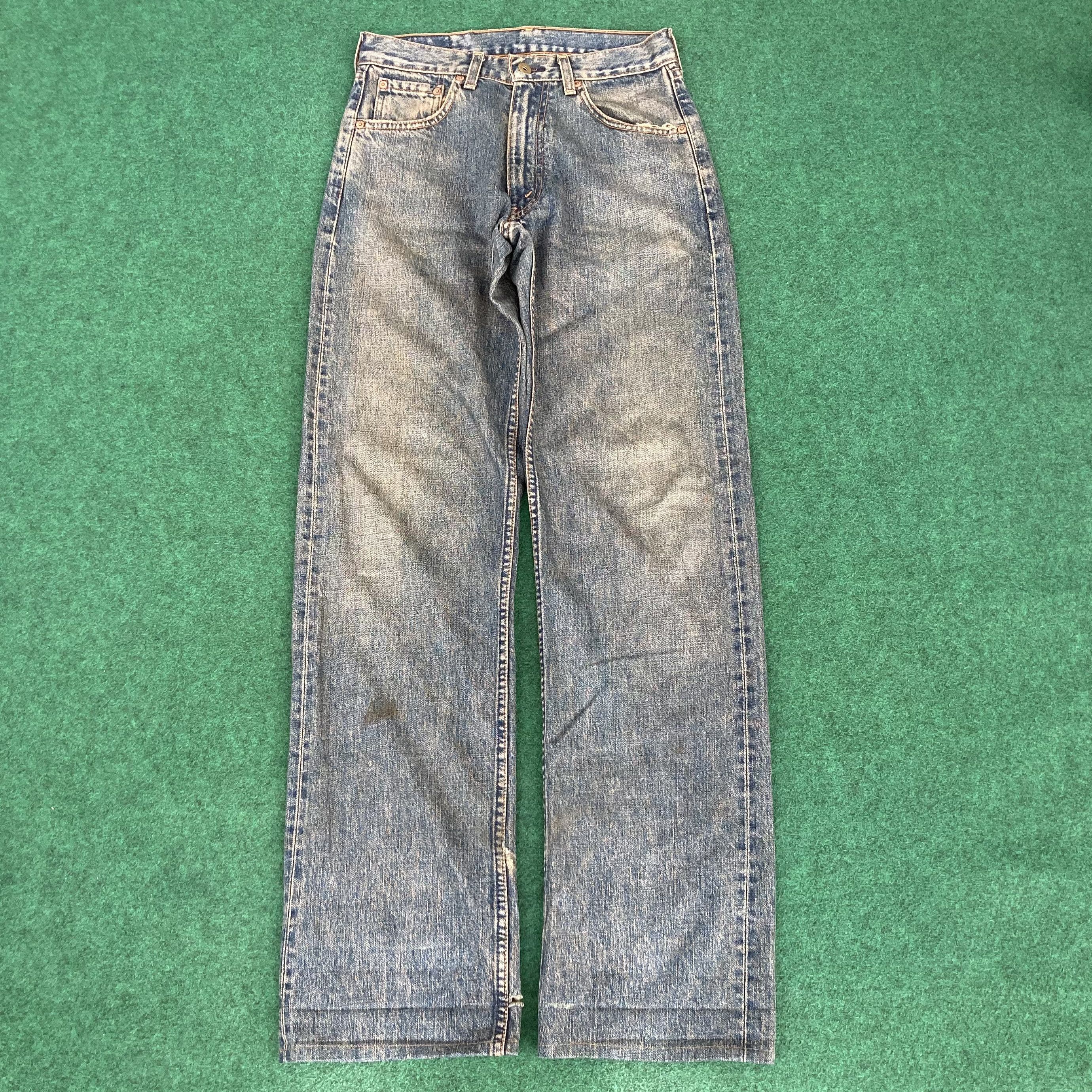 Levi's 28x34 Vintage Levis 503 Redline Selvedge Denim Blue Jeans Size US 28 / EU 44 - 3 Thumbnail