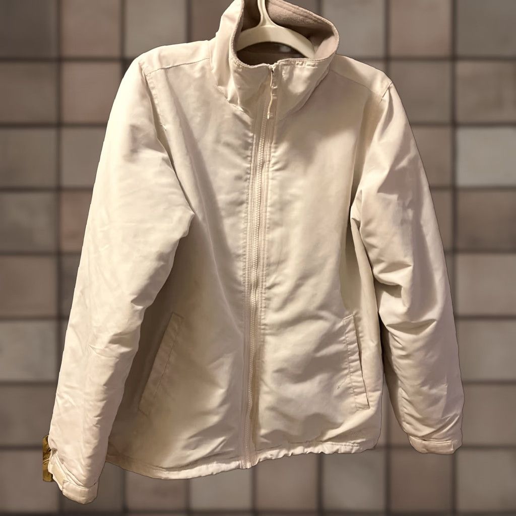 Vintage CABELA'S Jacket Women's Small Outerwear Full Zip Fleece Lined White Coat 新? Size S / US 4 / IT 40 - 1 Thumbnail