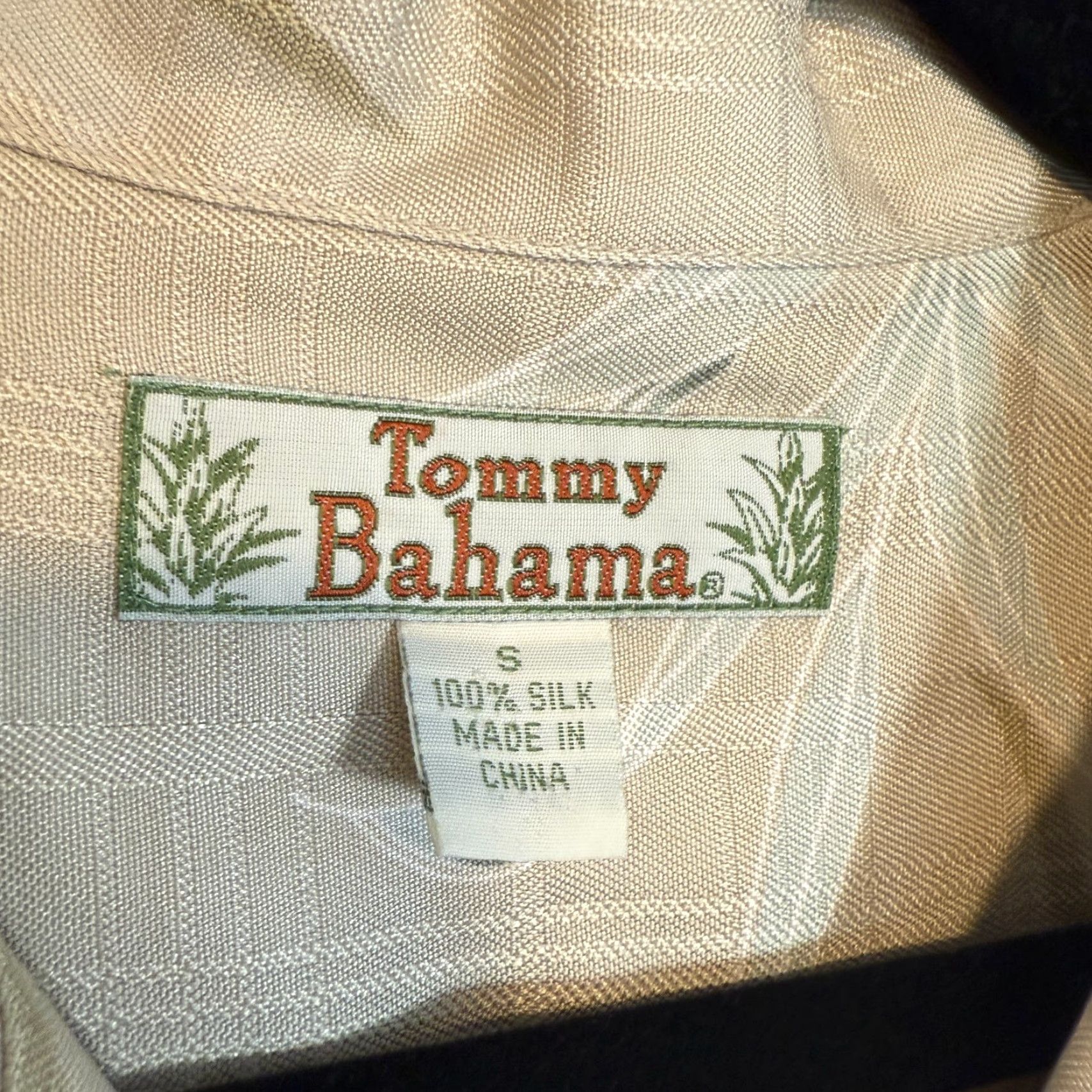 Tommy Bahama Tommy Bahama Shirt Mens Small Yellow Silk Short Sleeve Button-Up Floral Hawaiian Size US S / EU 44-46 / 1 - 6 Thumbnail