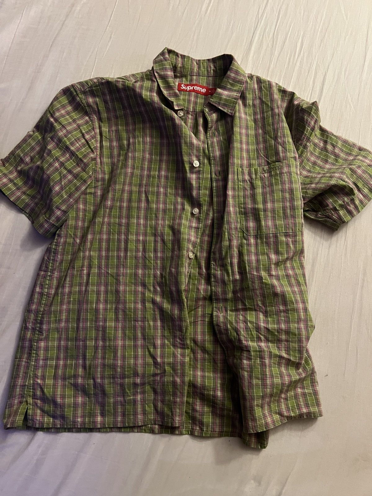 Supreme Supreme Blow Back Rayon Shirt Kiss Smoke Button Up Down | Grailed