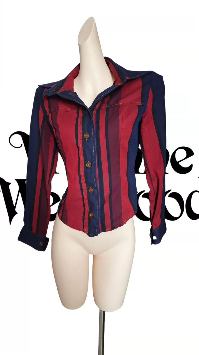 Vivienne Westwood Vivienne Westwood size1 Striped shirt Size S / US 4 / IT 40 - 3 Thumbnail