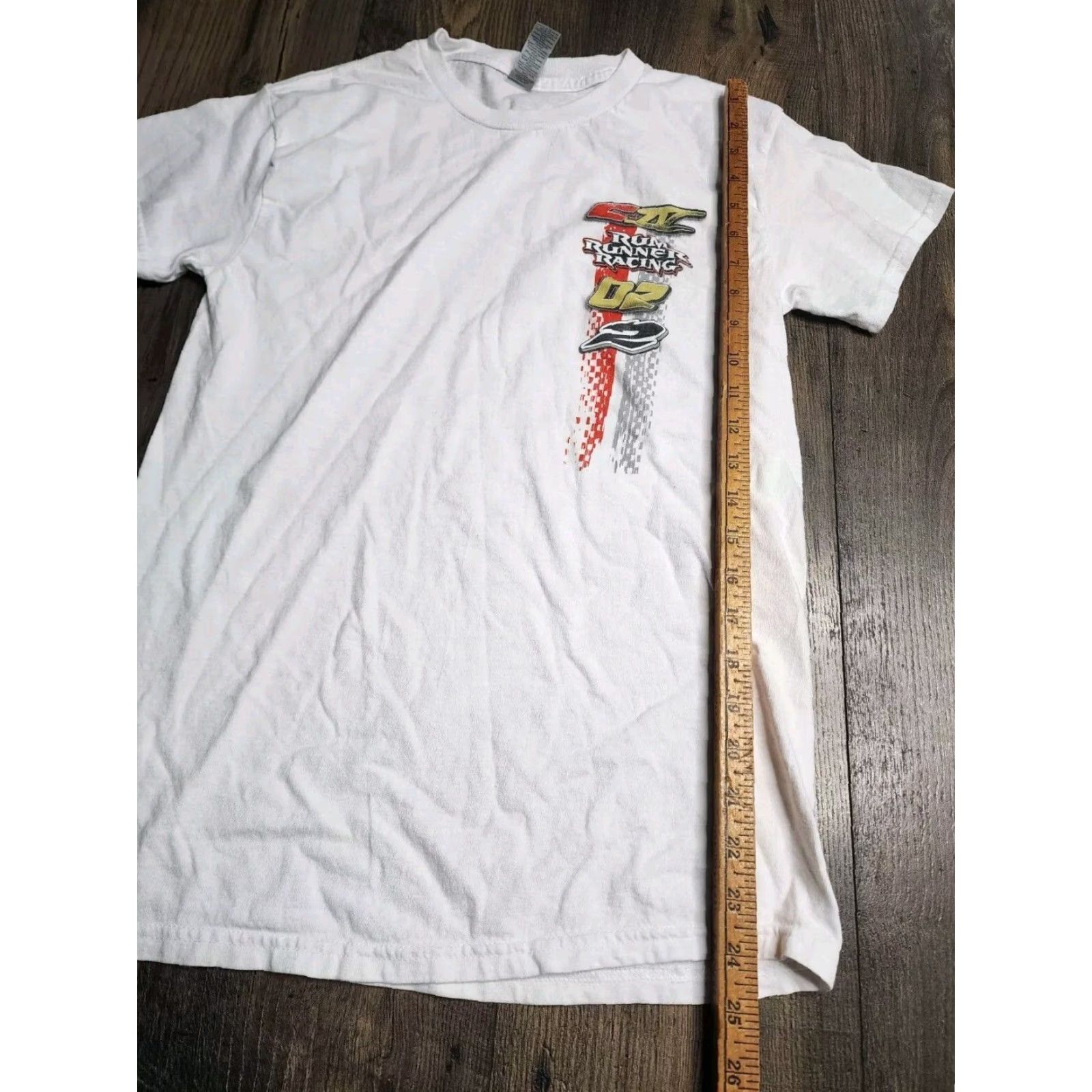 Gildan Gildan Graphic Print Short Sleeve T Shirt Mens Small White Racing 90s Cars Size US S / EU 44-46 / 1 - 4 Thumbnail