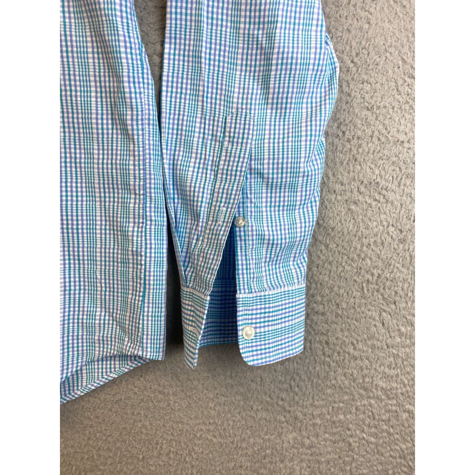Vineyard Vines VINEYARD VINES Shirt Men XS Button-Up Long Sleeve Striped Blue Aqua New with Logo - Classic Fit Adults Mens Size US XS / EU 42 / 0 - 4 Thumbnail
