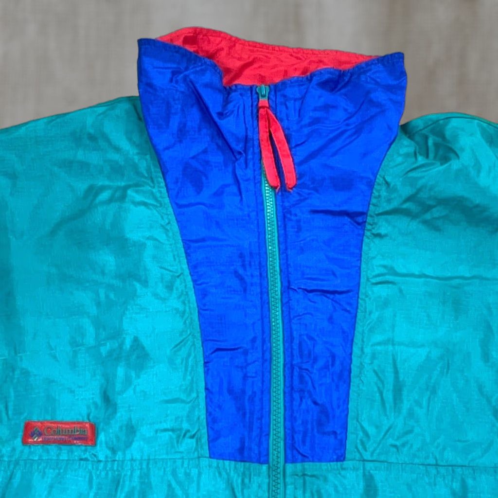 Vintage Vintage Columbia Jacket Men Medium Blue Green Windbreaker Teal 90s Packable Columbia Windbreaker Jacket Mens Medium Green Plaid 90s Outdoor Size US M / EU 48-50 / 2 - 1 Thumbnail