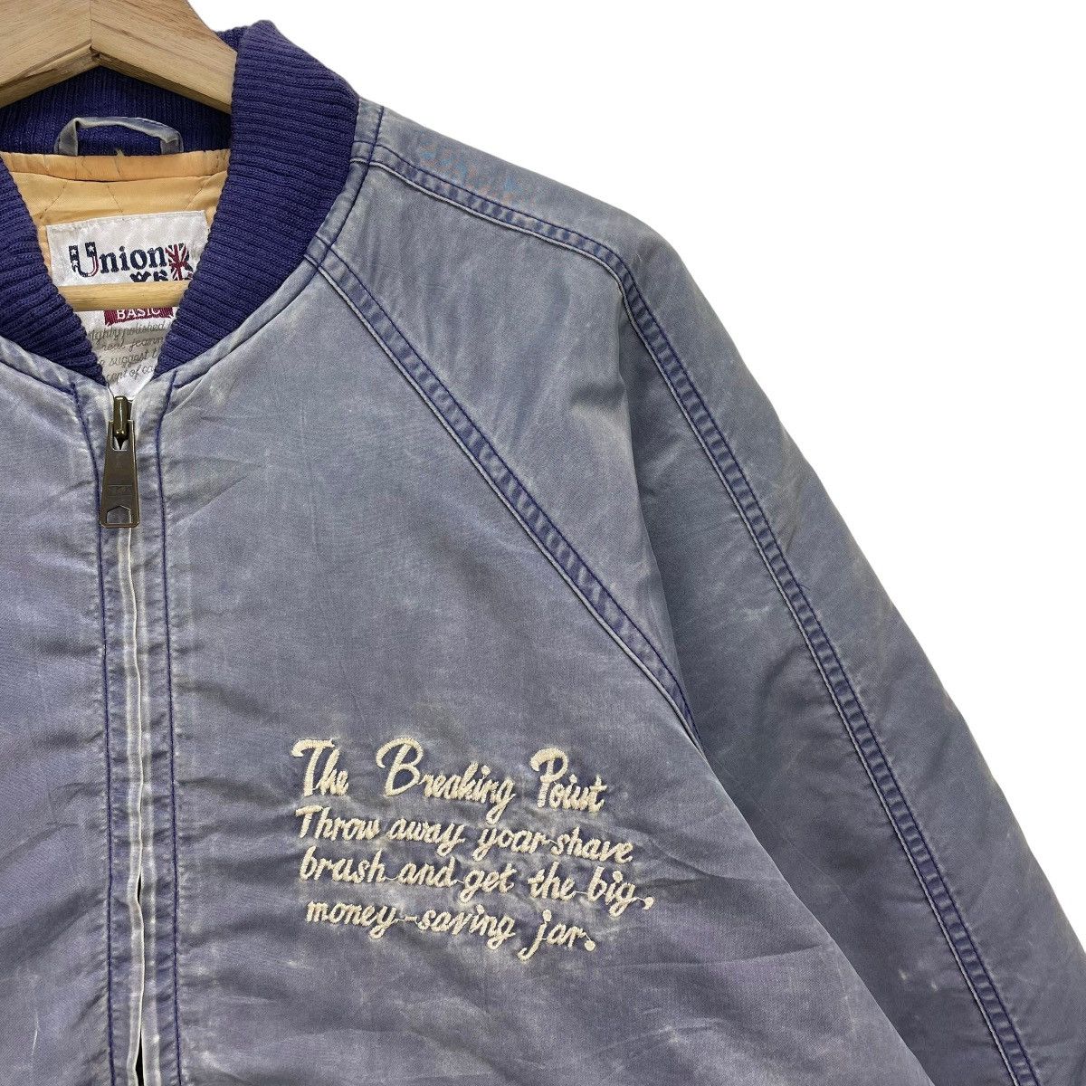 Japanese Brand 🔥Vintage Bomber Ma 1 MR.B Power USB Jacket Size US L / EU 52-54 / 3 - 8 Thumbnail