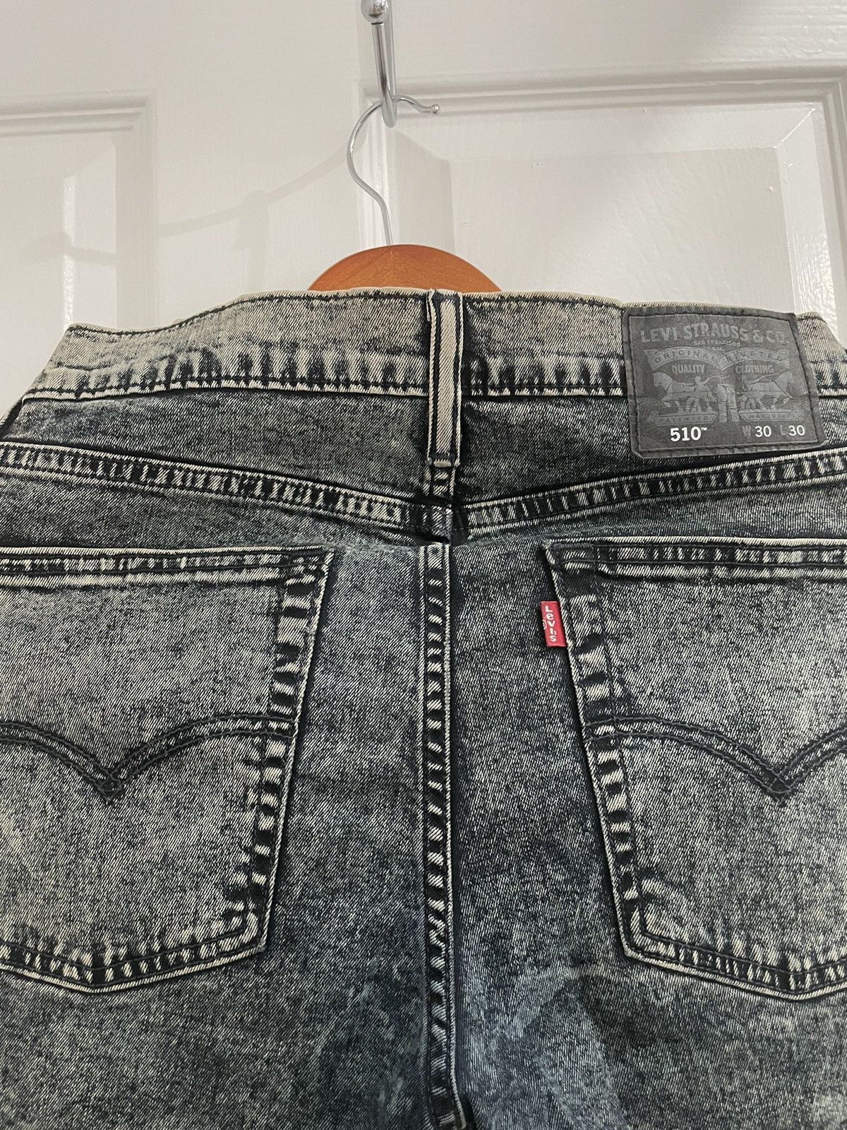 Levi's 🎥LEVIS 510 Black Charcoal 30x30 Sale!! 🏴‍☠️👖 Size US 30 / EU 46 - 4 Thumbnail