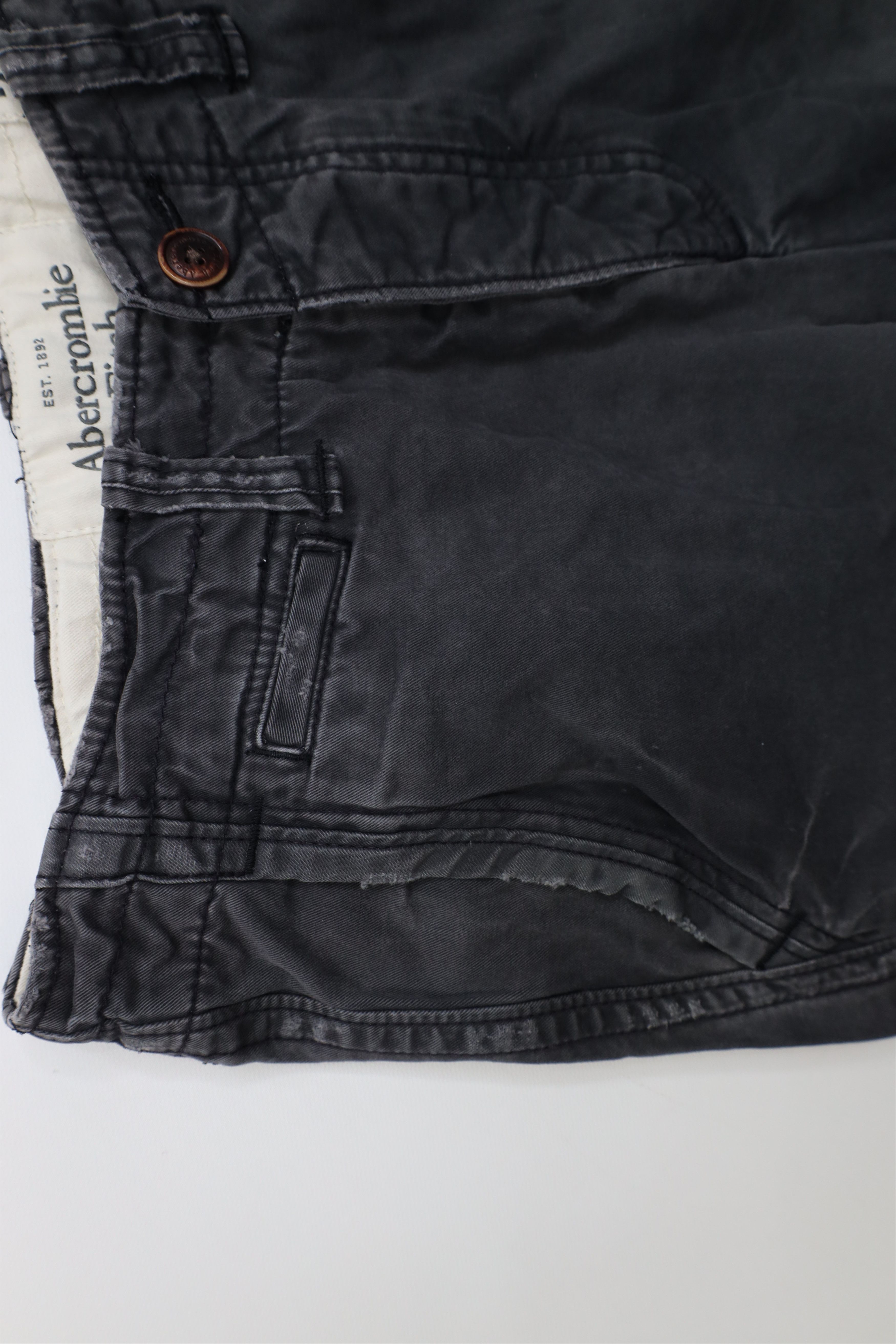 Abercrombie & Fitch Vintage 90s Y2K Abercrombie & Fitch Fly Heavyweight Shorts Size US 28 / EU 44 - 7 Thumbnail