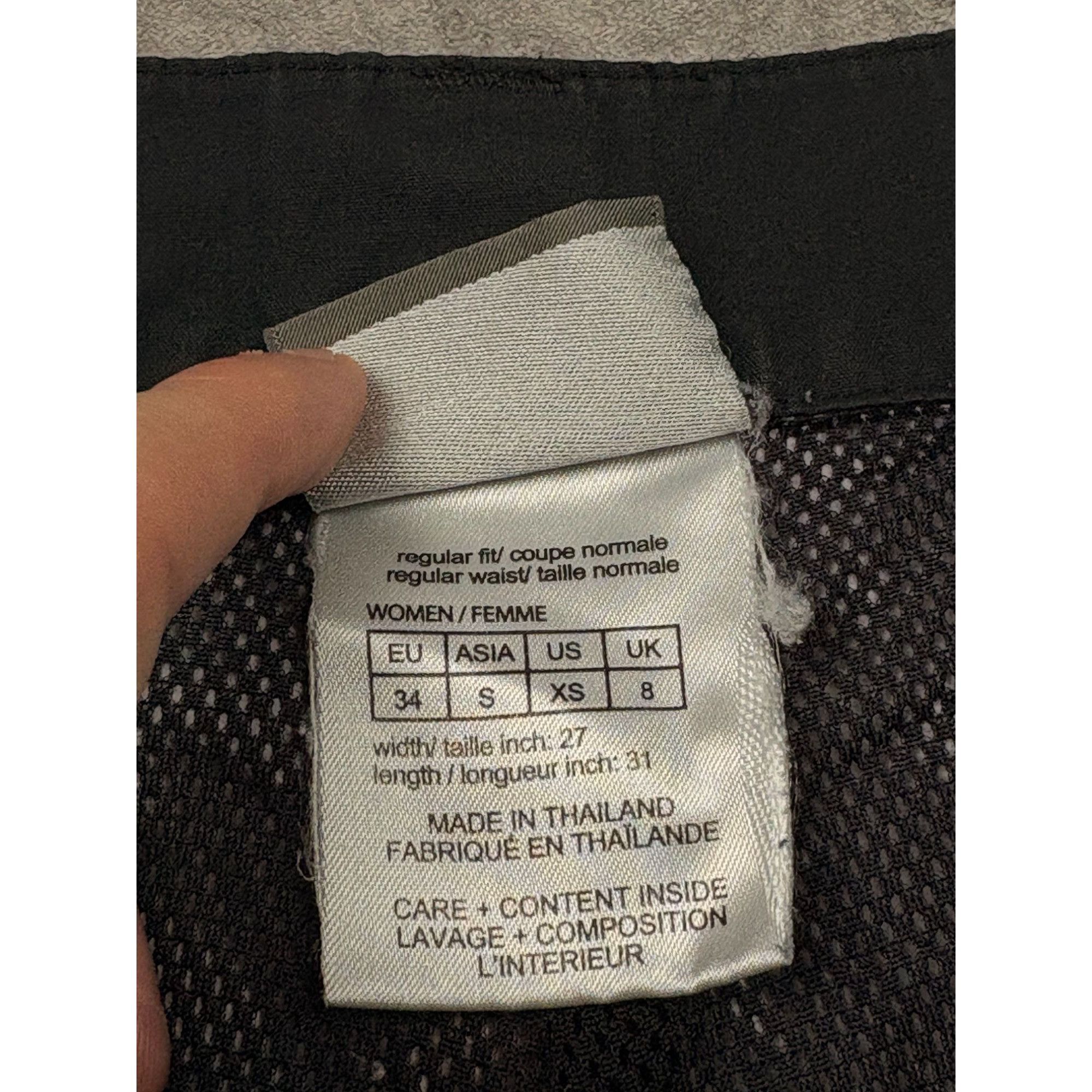 Jack Wolfskin Jack Wolfskin Black Hiking Trousers | Size XS (34) | Great C Size 24" / US 00 / IT 34 - 6 Thumbnail