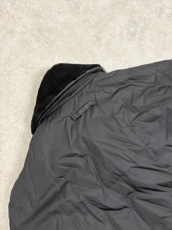 Prada 2000s Prada Black Classy Detachable Collar Nylon Bomber Jacket Size US M / EU 48-50 / 2 - 8 Thumbnail