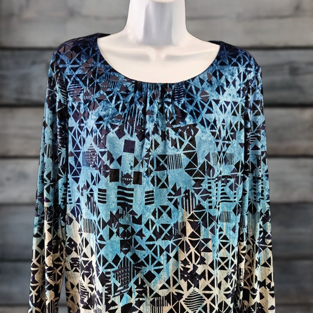 Vintage Chico's Womens Blouse XS? Size M / US 6-8 / IT 42-44 - 1 Thumbnail