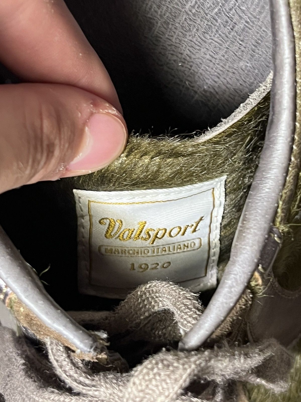 Other Valsport 1920 Italian Green Pony Hair Sneakers Size US 8 / EU 41 - 5 Thumbnail