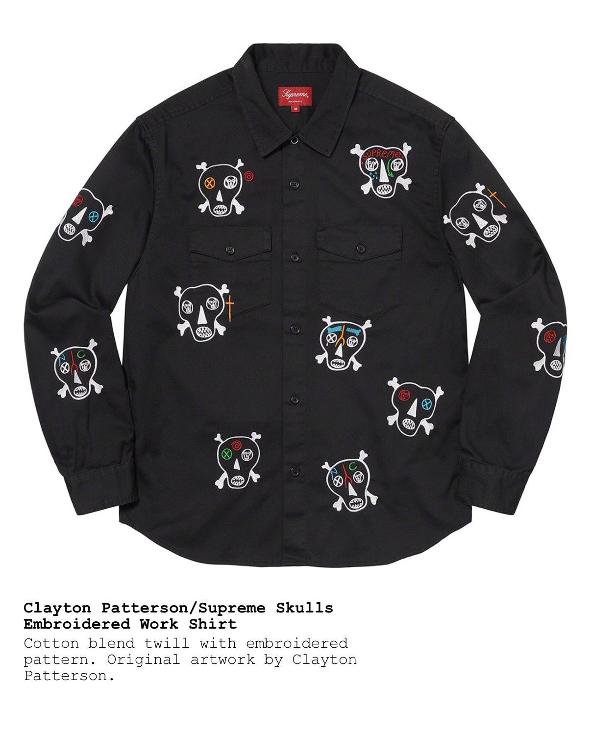 Supreme Supreme Support Nothing Everything Is A Crime Work-shirt