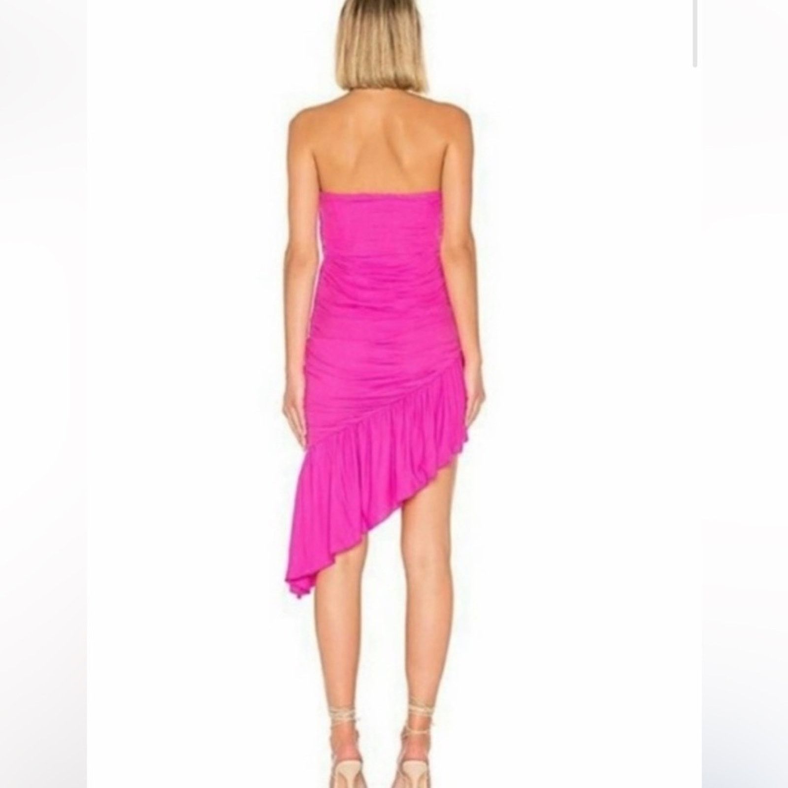 REVOLVE New Revolve NBD $179 Jacqueline Dress Magenta Small NWT Size S / US 4 / IT 40 - 10 Thumbnail