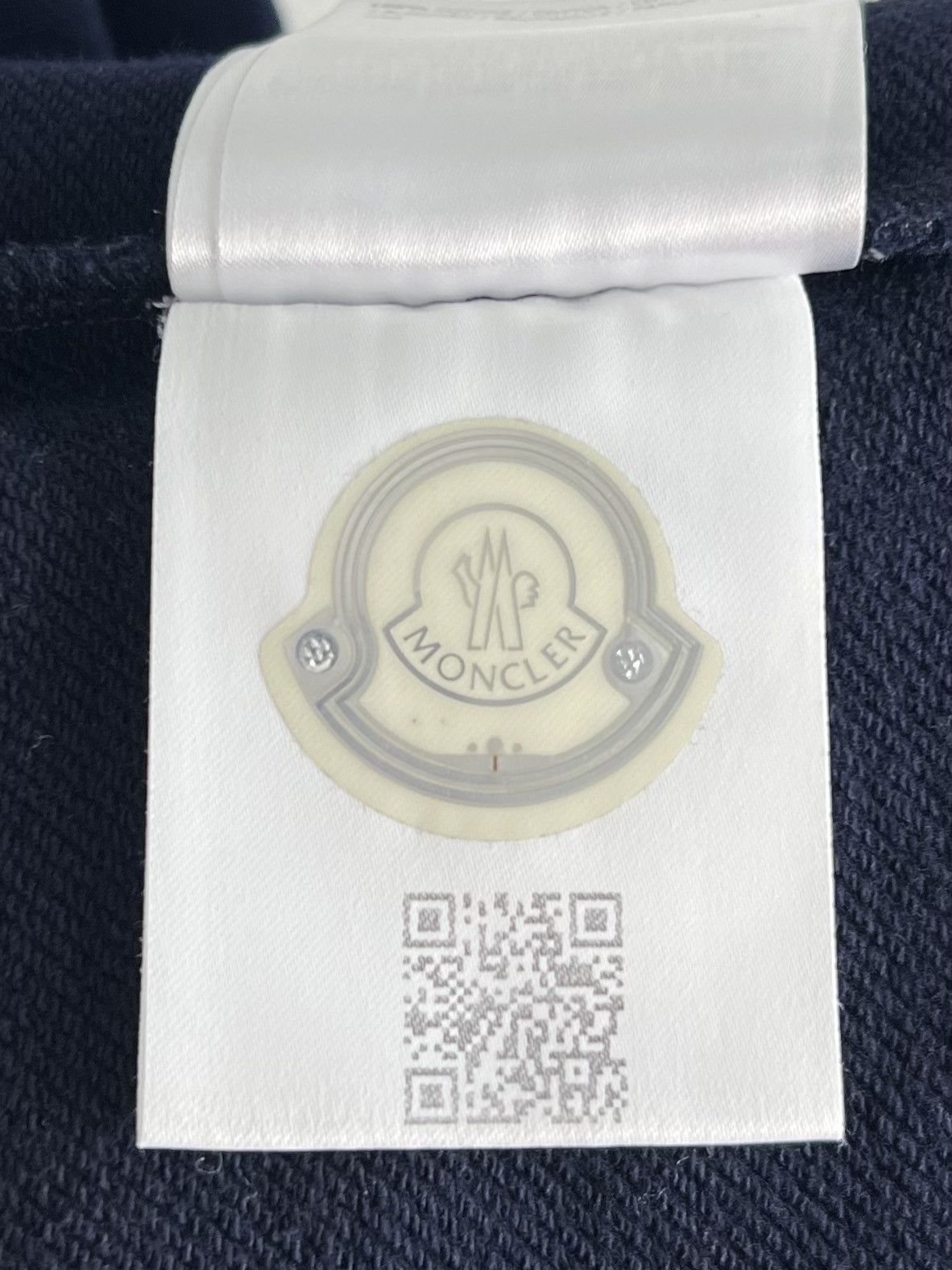 Moncler MONCLER Sweatshirt Cotton Crew Neck Side Logo Navy Men's Size US L / EU 52-54 / 3 - 10 Thumbnail