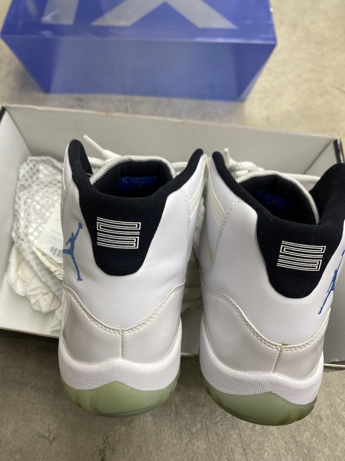 Jordan Brand Jordan 11 High Legend Blue Size US 11 / EU 44 - 6 Thumbnail
