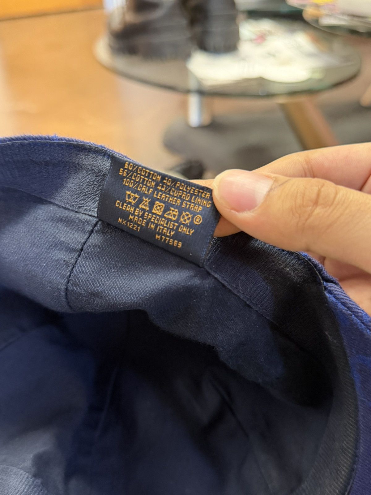 Louis Vuitton Louis Vuitton Blue Monogram Essential Cap Size ONE SIZE - 6 Thumbnail