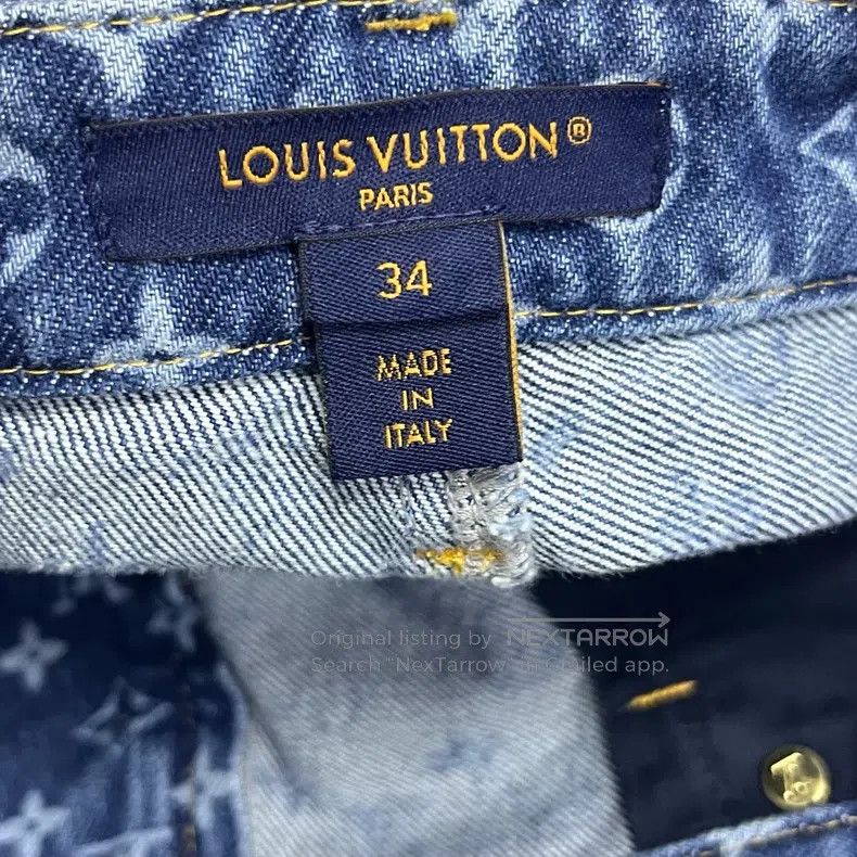 Louis Vuitton Louis Vuitton 25 Newest Blue Jacquard Full Zip Long Jeans Size US 34 / EU 50 - 3 Thumbnail