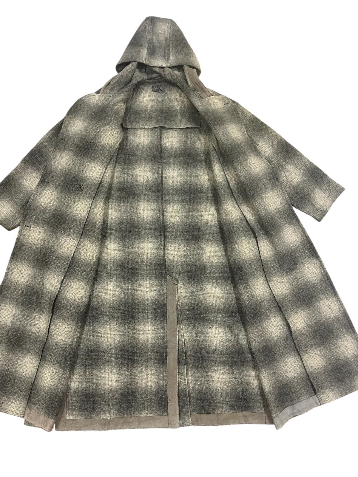 Calvin Klein × Vintage Vintage CALVIN KLEIN long jaket hoodies wool made in u.s.a Size US XL / EU 56 / 4 - 15 Thumbnail