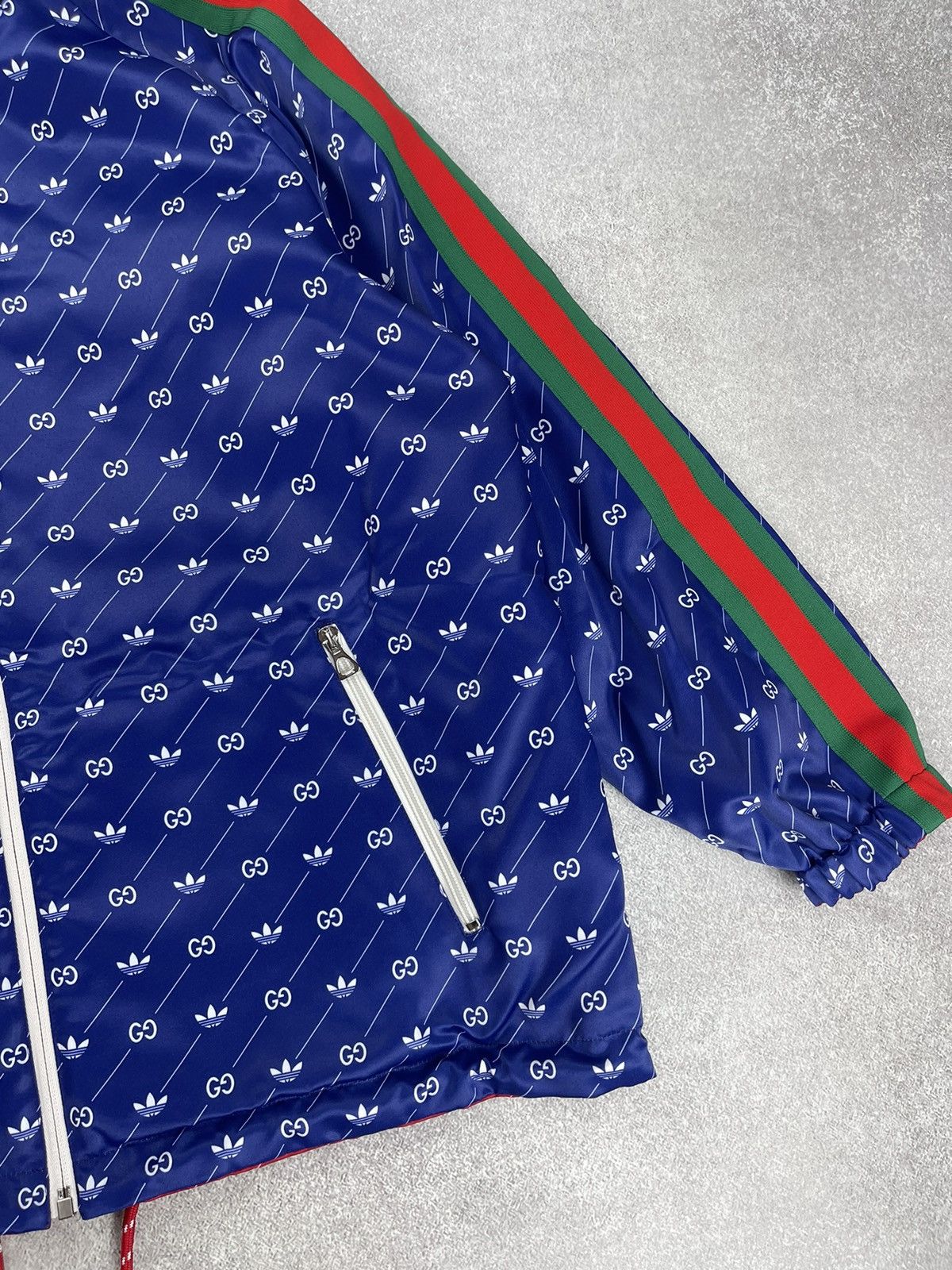 Gucci Adidas x Gucci Reversible Jacket Red/Blue Size 40 Size S / US 4 / IT 40 - 9 Thumbnail