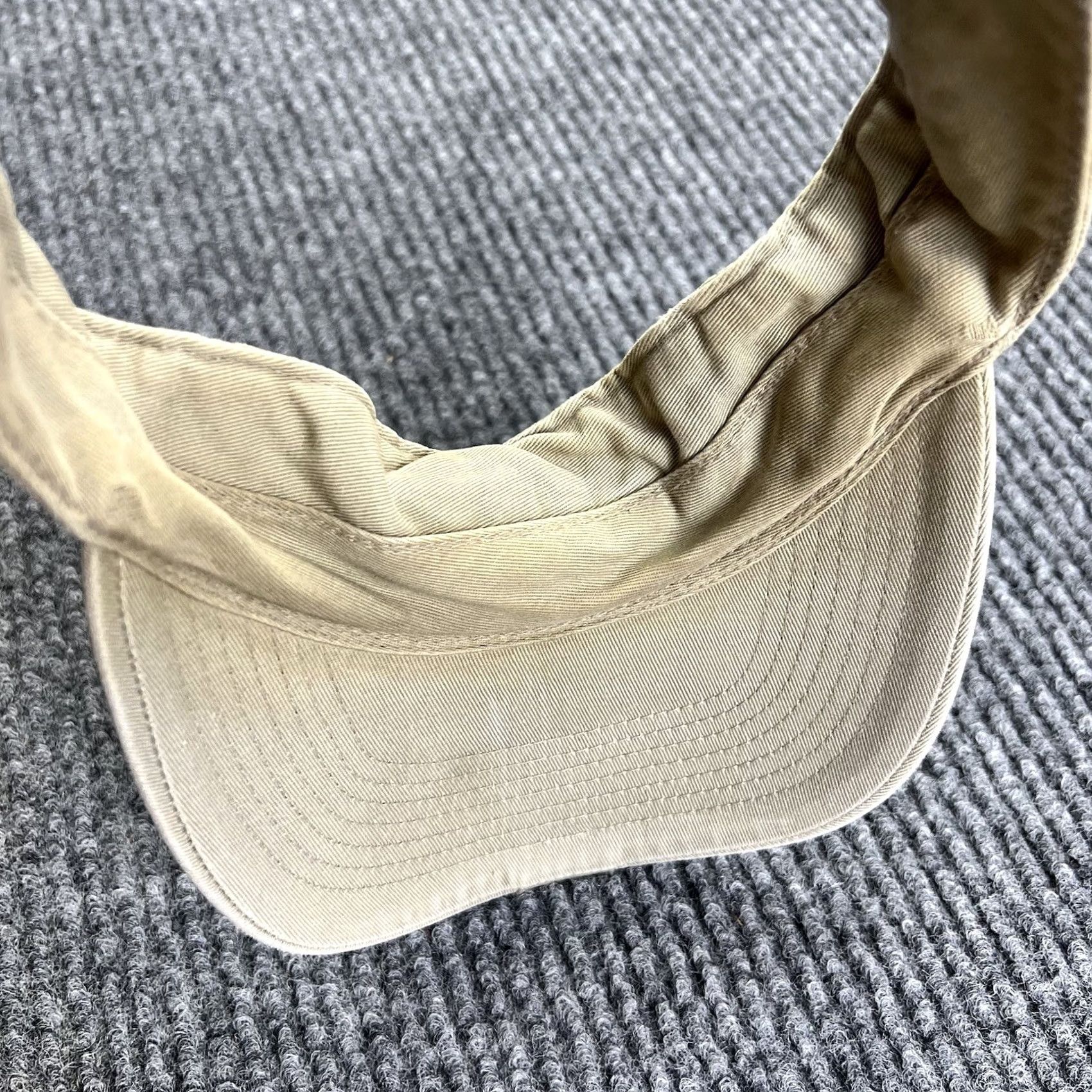 Nike VINTAGE Nike Visor Embroidered Pro-Classics Hat Strapback Adjustable Adult One Size Beige Golf Hat Women/Men? Size ONE SIZE - 5 Thumbnail