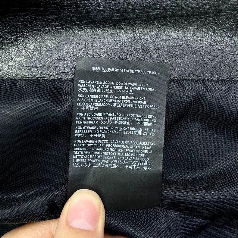 Balenciaga Balenciaga size 34 Classic diagonal wide-sleeved motorcycl Size XS / US 0-2 / IT 36-38 - 6 Thumbnail