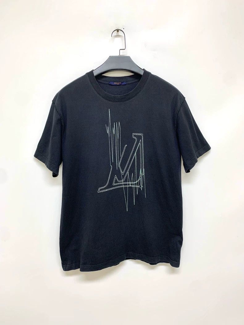 Louis Vuitton Louis Vuitton Black short-sleeved T-shirt Size US XL / EU 56 / 4 - 1 Thumbnail