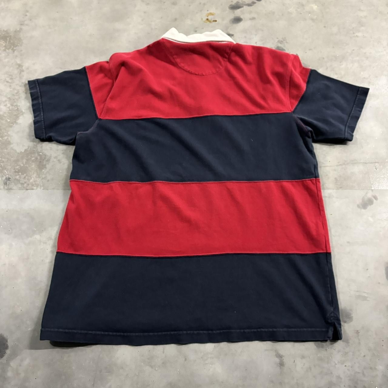 Vintage Crazy Vintage Y2K/2000s Chaps Ralph Lauren Red & Navy Streetwear Polo Shirt! Size XL Size US XL / EU 56 / 4 - 4 Thumbnail