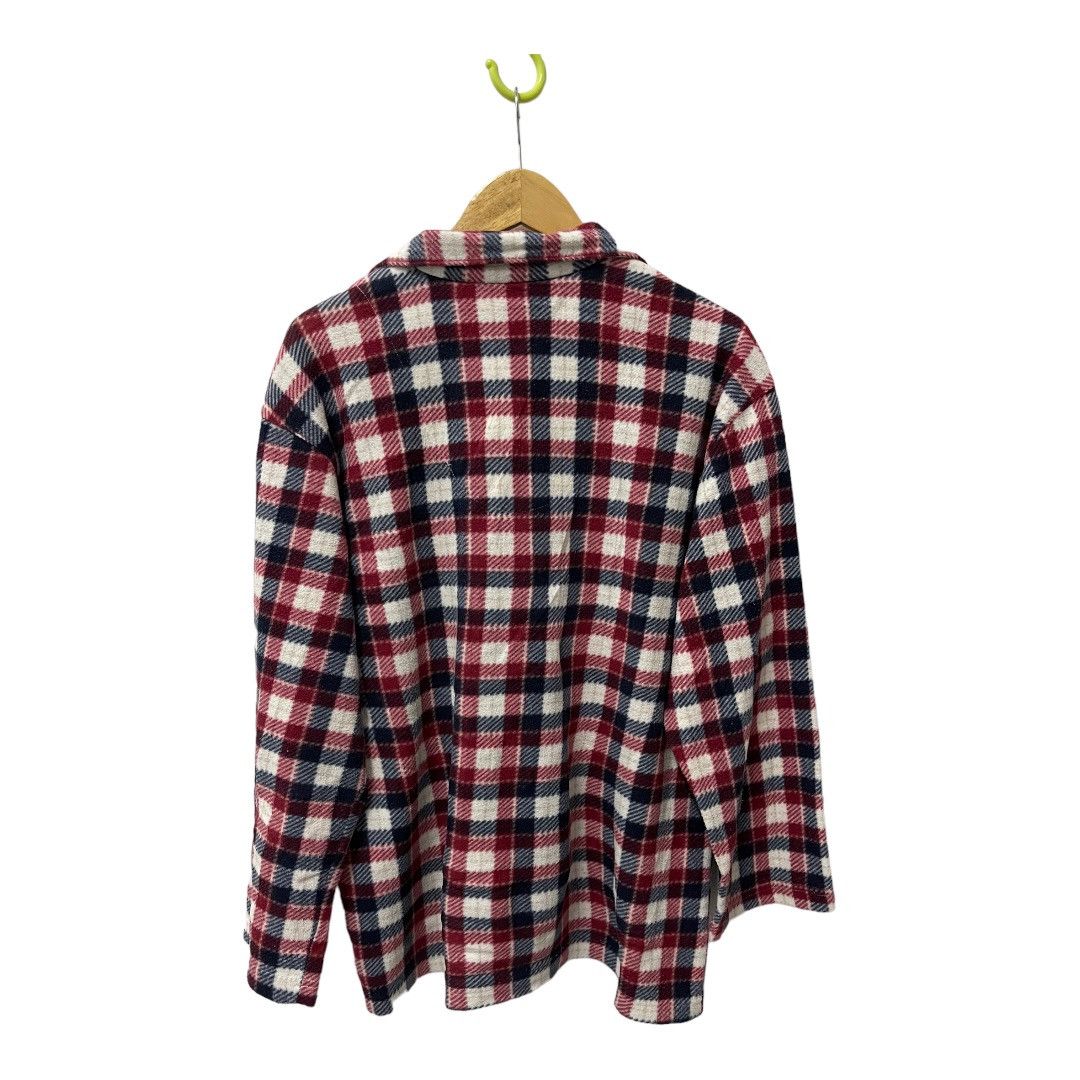 Hang Ten VINTAGE HANG TEN CHECKERED FLANNEL SHIRTS BUTTON UP Size US L / EU 52-54 / 3 - 3 Thumbnail