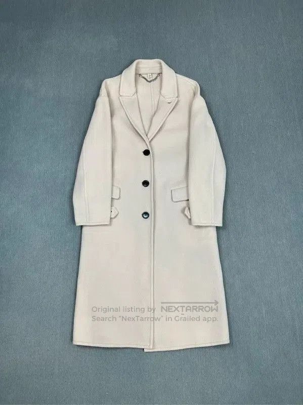 Burberry Burberry Pink Wool Women's Coat. Size S / US 4 / IT 40 - 1 Thumbnail
