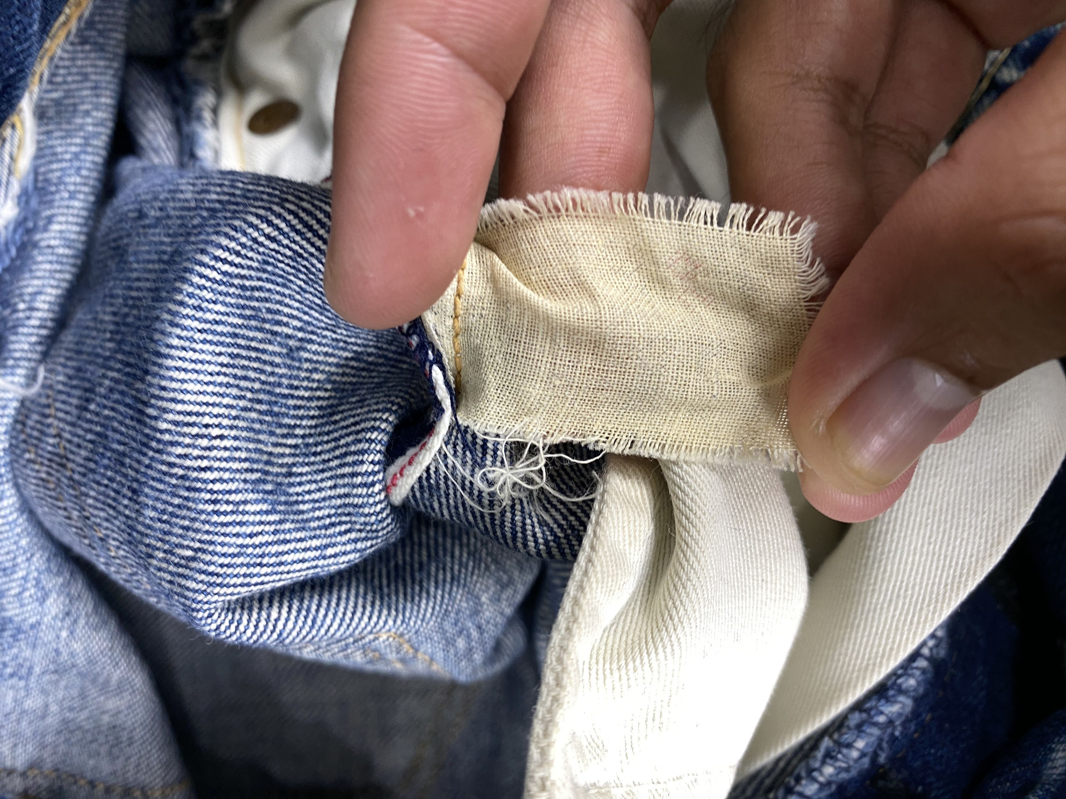 Japanese Brand 💢Selvedge Vintage Go West Faded Blue Jeans CP0054 Size US 30 / EU 46 - 11 Thumbnail