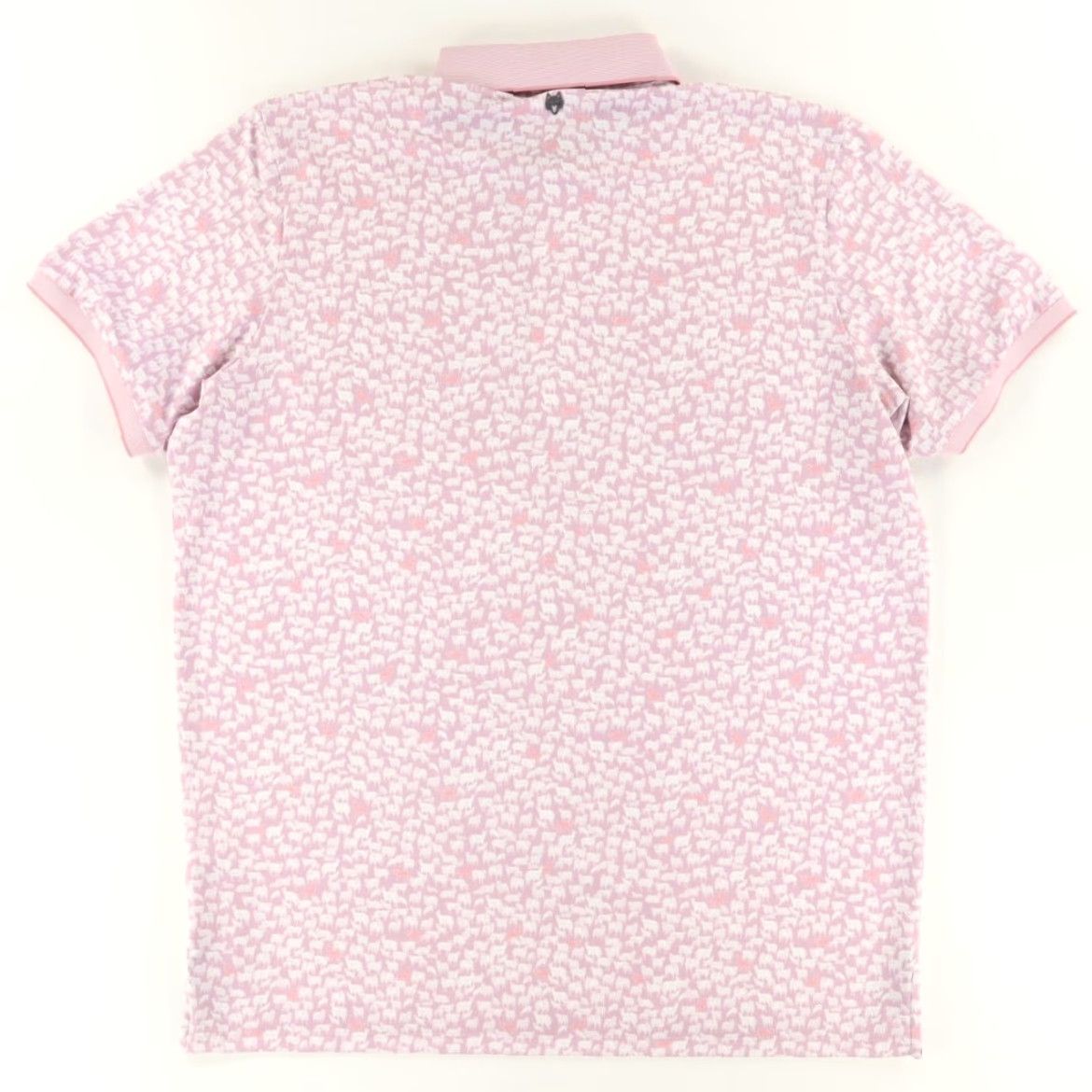 Vintage Greyson Band of Sheep Polo Shirt Men XL Pink ShortSleeve All Over Print Polyester Shirt Size US XL / EU 56 / 4 - 4 Thumbnail
